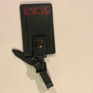 TUMI  Large Alpha luggage  id tag